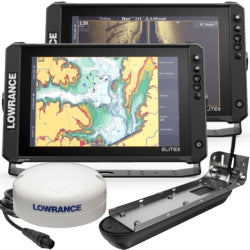 discount lowrance fish finders LOWRANCE Dual Elite FS 12 “Boat in a Box” Bundle – The Bass Tank
