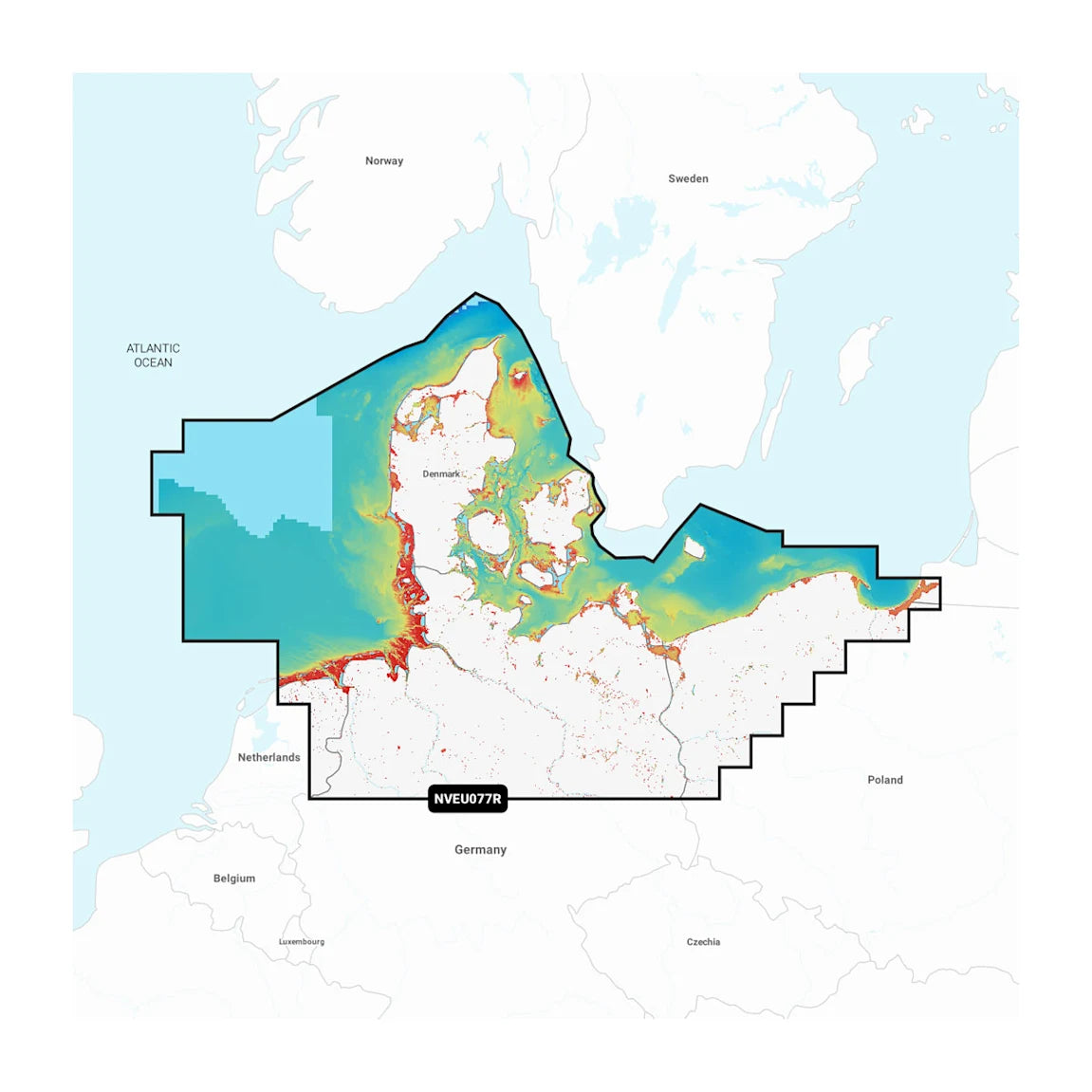 Denmark, Germany & Coastal Poland - Marine Charts (NSEU077R)
