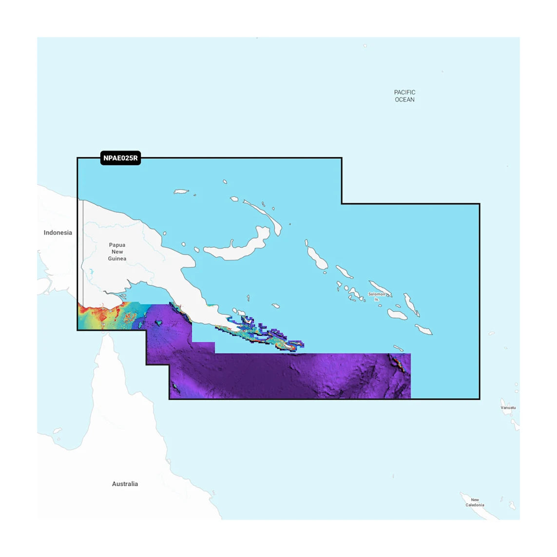 Papua New Guinea & Solomon Islands - Marine Charts (NPAE025R)