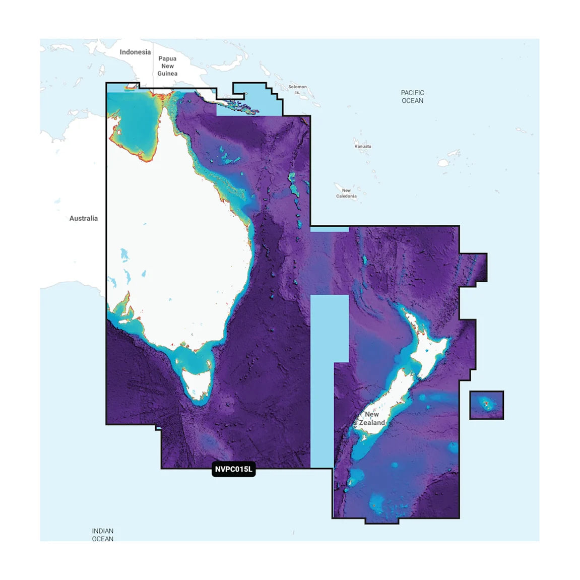 Australia, East & Central to New Zealand - Marine Charts (NSPC015L)