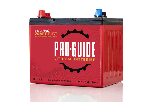 PGL24M100-ST | 12V 100Ah Group 24 LiFePO4 Deep Cycle Battery
