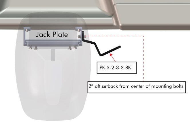 Power Pole Plate Kit S-2-3 Starboard