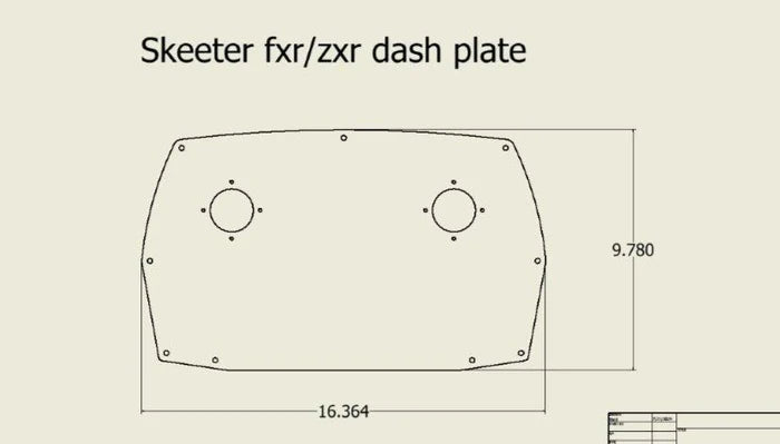 Console Plate Skeeter Version 1