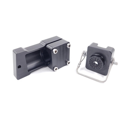 0 DEGREE GARMIN ICE POLE FORWARD/DOWN/PERSPECTIVE MOUNT, QUICK RELEASE TRANSDUCER MOUNT