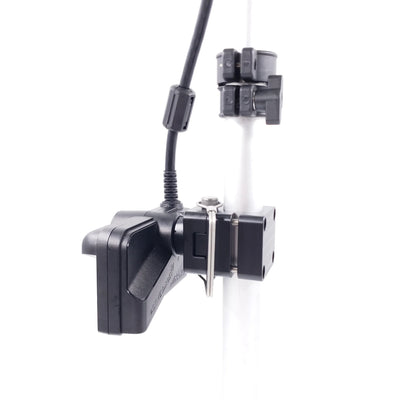 0 DEGREE QUICK RELEASE TRANSDUCER MOUNT ADAPTER FOR LOWRANCE ACTIVE TARGET 1.125-1.375 POLES