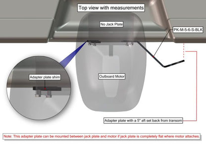 Power Pole Plate Kit M-5-6 Starboard