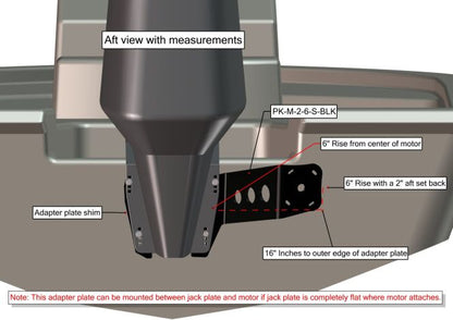 Power Pole Plate Kit M-2-6 Starboard