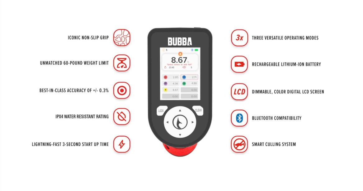 Bubba Pro Series Smart Fish Scale