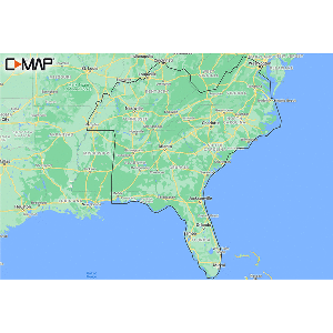 C-MAP M-NA-Y214-MS US Lakes South East REVEAL™ Inland Chart