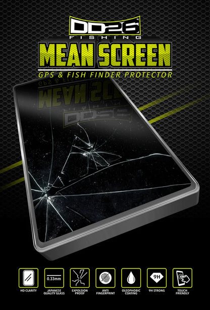 DD26 Fishing Mean Screen Anti Glare tempered glass that fits the Garmin ECHOMAP Ultra 102sv & 106sv