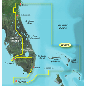 Garmin BlueChart® g3 Vision® HD - VUS009R - Jacksonville - Key West