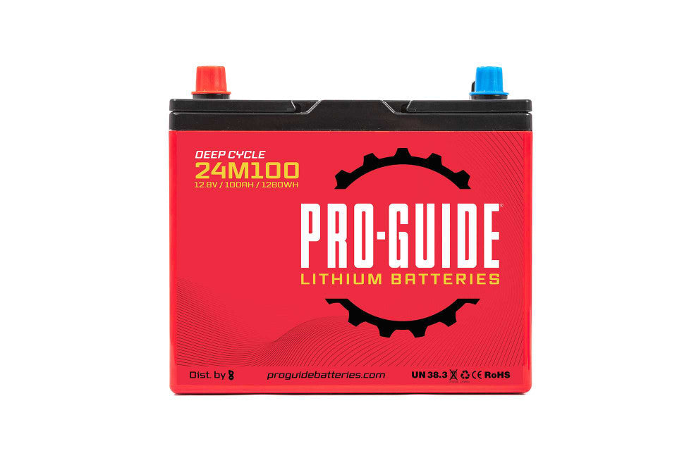 12V 100AH Group 24 LiFePO4 Deep Cycle Battery