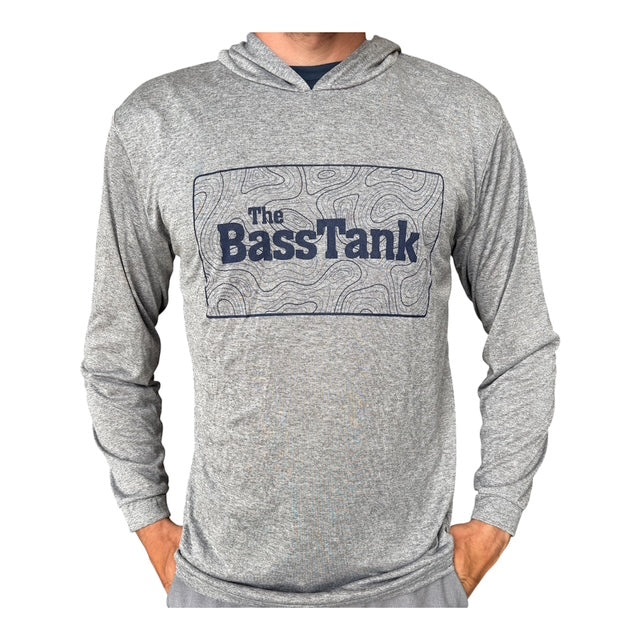 The Bass Tank "Contour Limited Edition" Long Sleeve Hooded Fishing Shirt