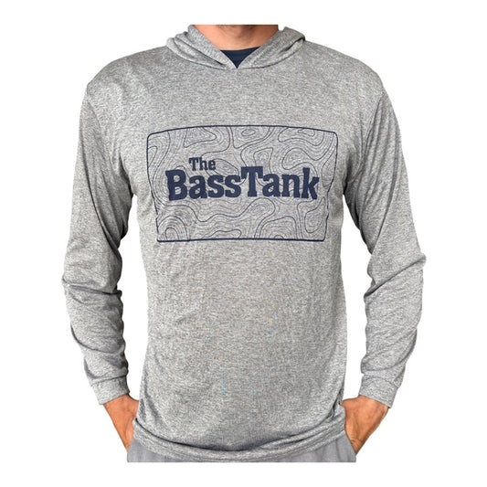 The Bass Tank "Contour Limited Edition" Long Sleeve Hooded Fishing Shirt