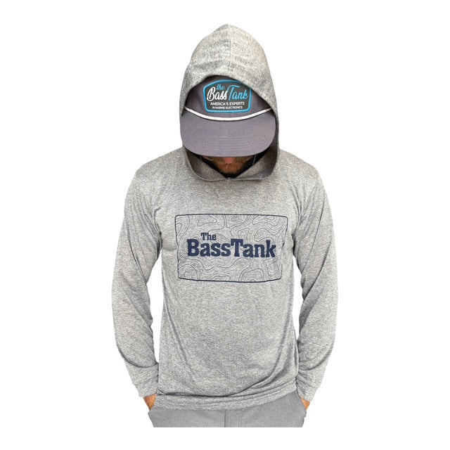 The Bass Tank "Contour Limited Edition" Long Sleeve Hooded Fishing Shirt