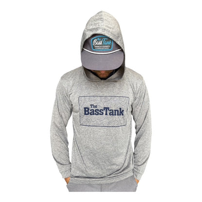 The Bass Tank "Contour Limited Edition" Long Sleeve Hooded Fishing Shirt