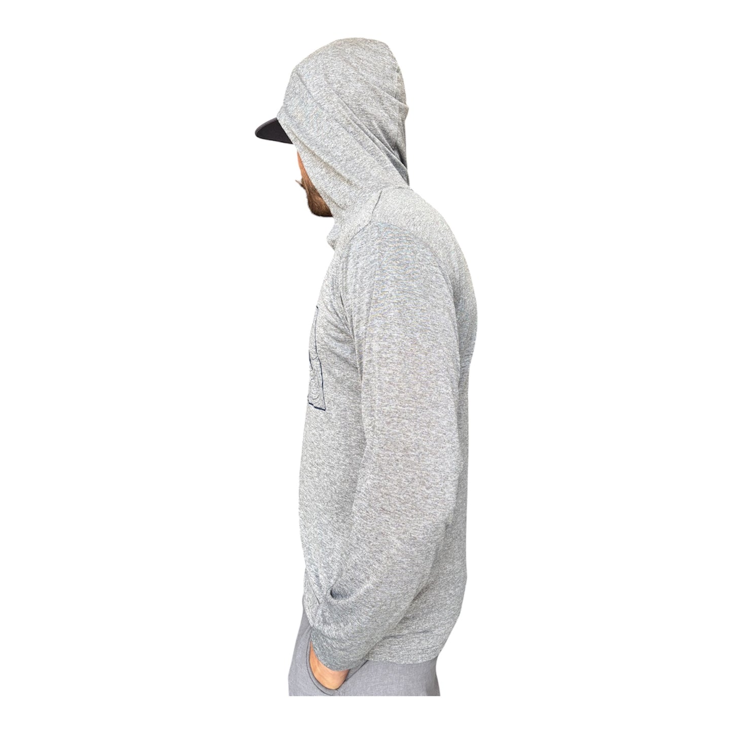 The Bass Tank "Contour Limited Edition" Long Sleeve Hooded Fishing Shirt