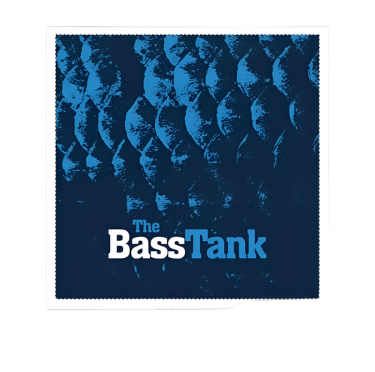 The Bass Tank 6in x 6in Microfiber Cloth