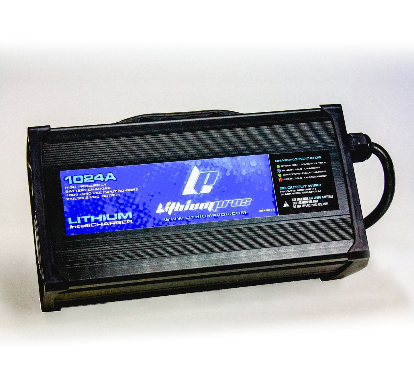 Lithium Pros 1024A 25A/24V Lithium Ion Marine Battery Charger