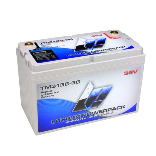 Lithium Pros TM3138-36 LiFePO4 Battery 38.4V/38 Ah - Trolling/Deep Cycle Group 31 Battery