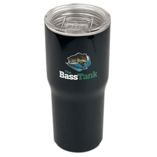 The Bass Tank® 18oz Fishing Tumbler - Black